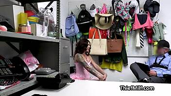 hey thief, that tattooed latina milf's pussy pays for your crime