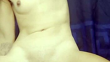 Skinny beauty indulges in double dildo fantasy play thoroughly