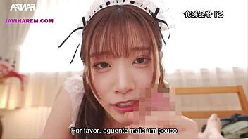 maid seduces guy rides cock deep creampie fun 🔥🍑