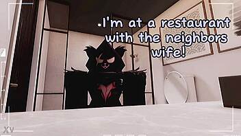 Roblox Raven Leader Neighbors Futanari Backstage Tease