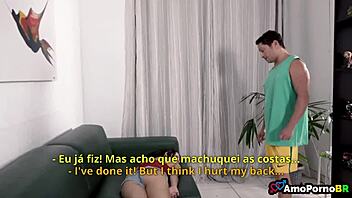 i was home alone with her saturday afternoon got so horny