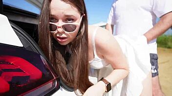 Stranger first date intense public fuck blowjob