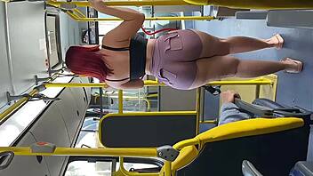 Brazilian maid surprises with wild bus ride turning voyeur into frenzy