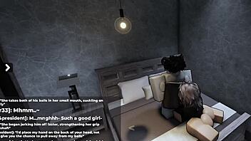 Shy roblox cutie turns slutty when super horny