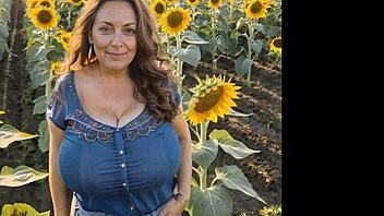 nude milf hiker flaunts huge saggy tits outdoors