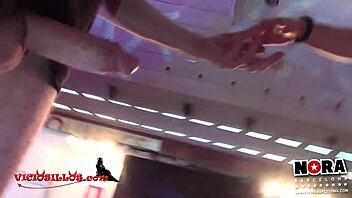 fucking hard on the stand with big cocks and blondes