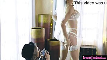 tranny bride korra del rio fucks petite lola fae pre-wedding 😏