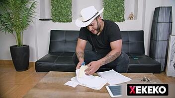 Peruvian Hottie Pays Rent with Dildo Ride