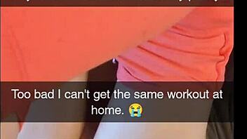 hey watch this yoga milf cheat and take that creampie load