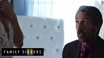 stepdad drills stepdaughter deep before marriage leaving both soaked