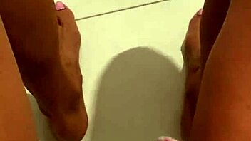 mature blonde wife fingers pussy secretly in bed