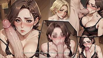 College of Mysteria 34 Game Unlocks Wild Cock Sucking Action!