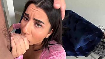 roxie sinner delivers sloppy blowjob and rough pounding to jmac's huge dick