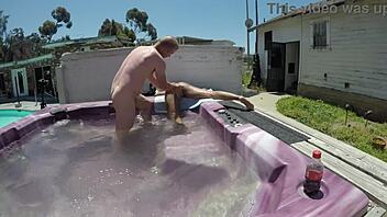 Dayanara, naked hot tub deepthroat choke fest?