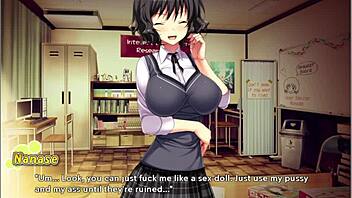 tenioha nanase route 12 farewell party creampie hentai fuckfest