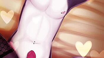 femboy furry moans hard in asmr berryguild sex session