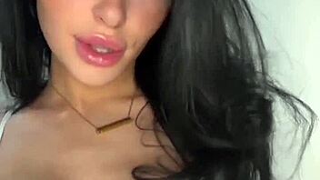 American teen exchange student masturbates solo to orgasm