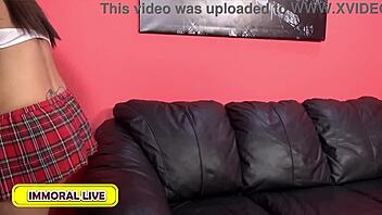 Kharlie Stone Gulps Down Mark Zane's Huge Cum Load!