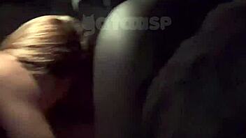 Wife Fucks Friend in Car on Street