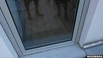 hot skinny hungarian pornstar takes anal dp rough in massage parlor pov