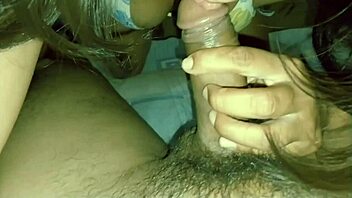 Gema passionately sucks and fucks her boyfriend before work