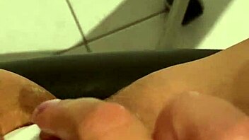 mature blonde wife fingers pussy secretly in bed