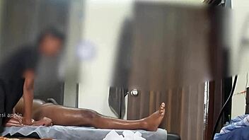 thai spa handjob explodes with hot asian massage cumshot!