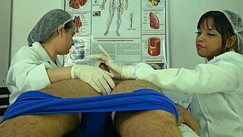 nurse gets curious over patient's huge throbbing erection huh