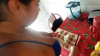 wanna see brutal brazilian big tits babe slurping massive black cock or nah