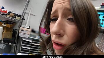 Charly summers, shoplifting caught? Fuck the security officer hard to skip jail!