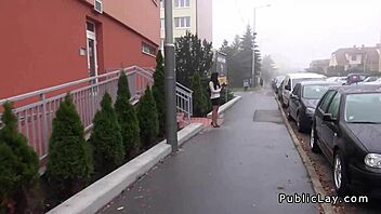 euro pickup babe fucked hard indoors after public tease pov