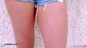 sexy blonde teen model poses nude in hot photoshoot reveal!