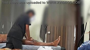 thai spa handjob explodes with hot asian massage cumshot!