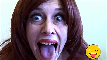 oh god im so horny for tongue fetish play queen