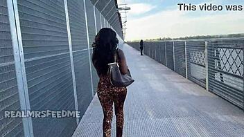 i flash wet pussy bent over memphis river during hot sextape