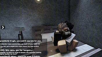 Shy roblox cutie turns slutty when super horny