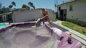 Dayanara, naked hot tub deepthroat choke fest?