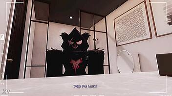 Roblox Raven Leader Neighbors Futanari Backstage Tease