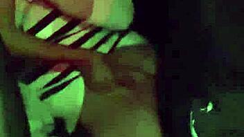 Wife Fucks Friend in Car on Street