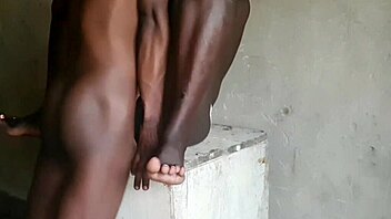 African babe rides big black cock moaning wildly