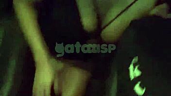 Wife Fucks Friend in Car on Street