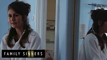 stepdad drills stepdaughter deep before marriage leaving both soaked