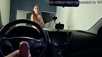 Risky parking lot masturbation eyeing college babes 🚗💦😏