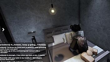 Shy roblox cutie turns slutty when super horny