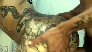 Steamy Bathroom Pound With Curvy Brunette Ends In Facial Cumshot