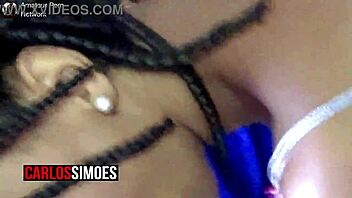 hot mulata chills with her fit naughty guy