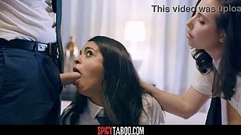 Virgin teen hammered hard in intense group fuck