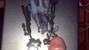 whoa check my big white cock massive cum blast!