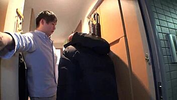 Japanese College Beauty G-Cup Tits Premier Bedroom Fuck