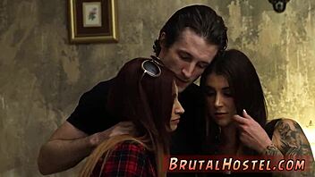 hard bondage gangbang outdoor for excited tourists felicity